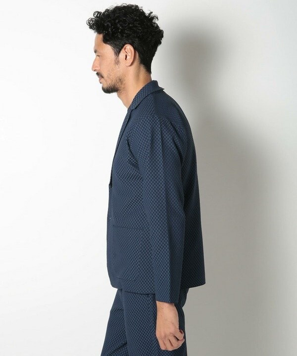 メンズビギ（MEN’S BIGI）/ポリエステルエアリードッツテーラードジャケット_14