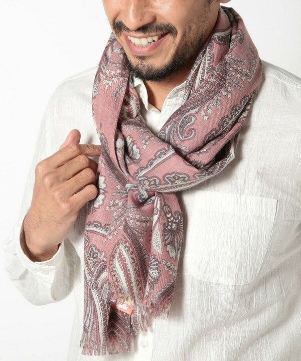 メンズビギ（MEN’S BIGI）/ペイズリー柄ストール made in italyの通販は