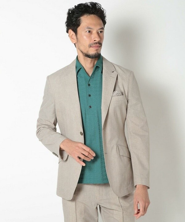 メンズビギ（MEN’S BIGI）/【ACTIVE TAILOR】COOL DOTSメランジプリントジャケット_5