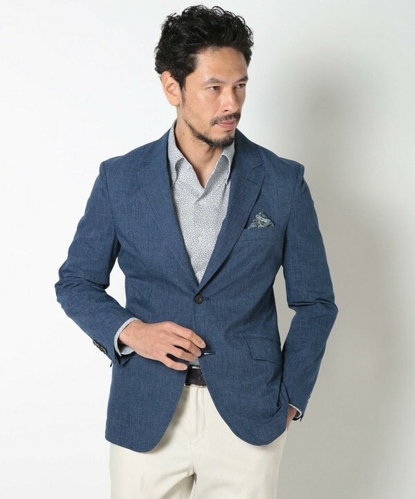 メンズビギ（MEN’S BIGI）/【ACTIVE TAILOR】COOL DOTSメランジプリントジャケット_6