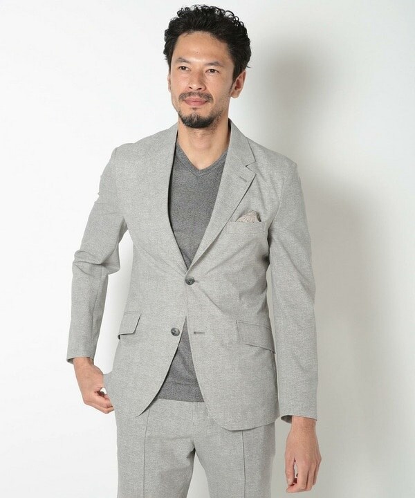 メンズビギ（MEN’S BIGI）/【ACTIVE TAILOR】COOL DOTSメランジプリントジャケット_8
