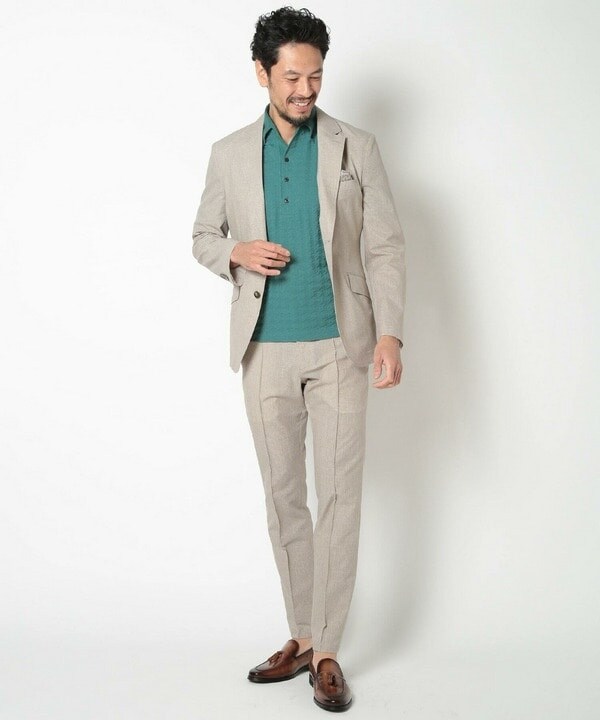 メンズビギ（MEN’S BIGI）/【ACTIVE TAILOR】COOL DOTSメランジプリントジャケット_12