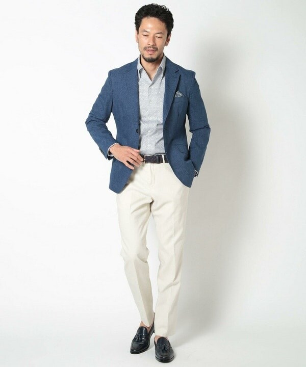 メンズビギ（MEN’S BIGI）/【ACTIVE TAILOR】COOL DOTSメランジプリントジャケット_13