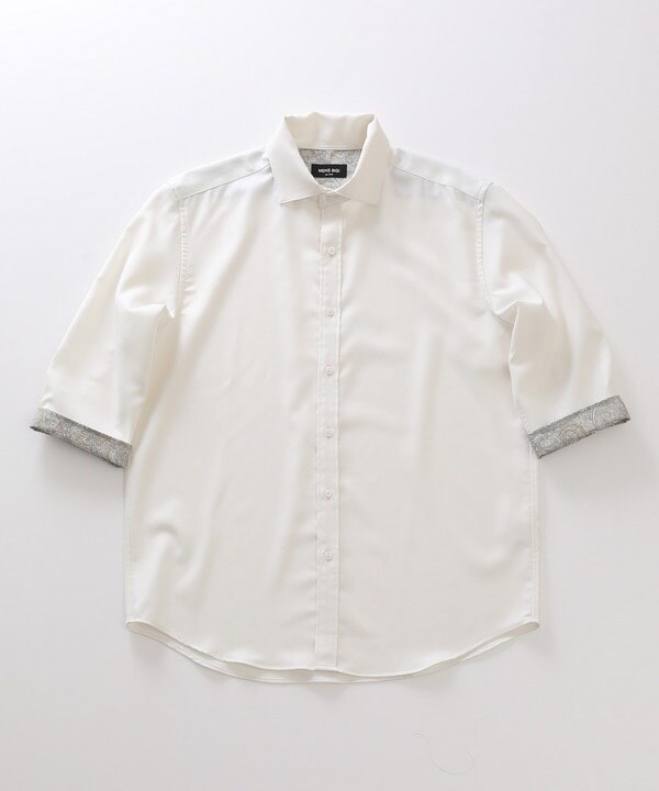 メンズビギ（MEN’S BIGI）/オクシィジュエルストレッチ7分シャツ_1