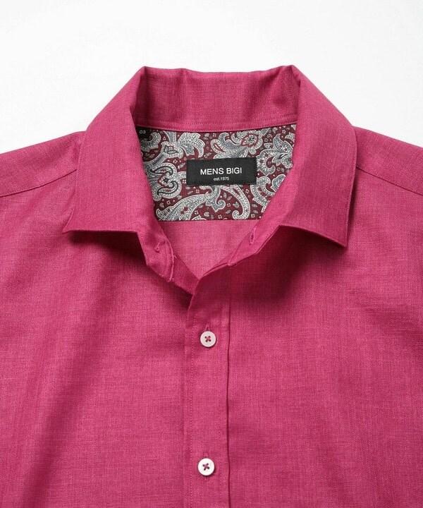 メンズビギ（MEN’S BIGI）/オクシィジュエルストレッチ7分シャツ_10