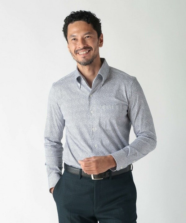 メンズビギ（MEN’S BIGI）/【ACTIVE TAILOR】ジャージボタンダウンドレスシャツ_6