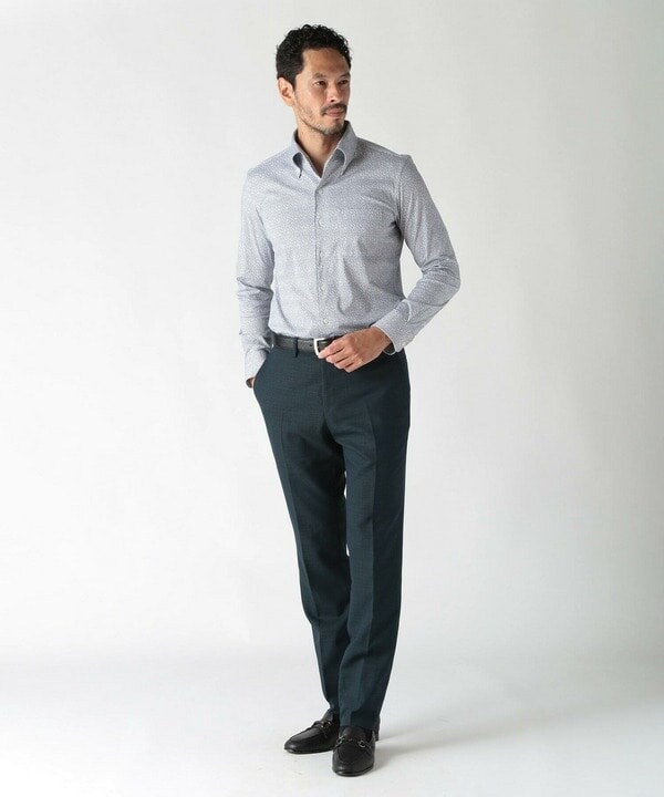 メンズビギ（MEN’S BIGI）/【ACTIVE TAILOR】ジャージボタンダウンドレスシャツ_10