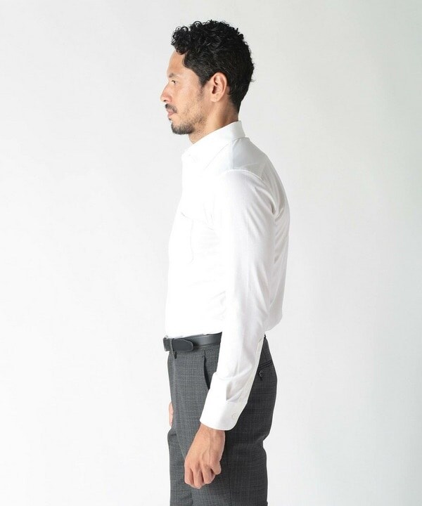 メンズビギ（MEN’S BIGI）/【ACTIVE TAILOR】ジャージボタンダウンドレスシャツ_12