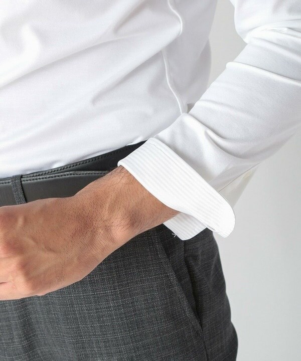 メンズビギ（MEN’S BIGI）/【ACTIVE TAILOR】ジャージボタンダウンドレスシャツ_14