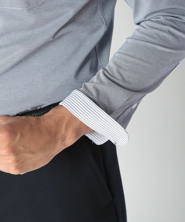 メンズビギ（MEN’S BIGI）/【ACTIVE TAILOR】ジャージボタンダウンドレスシャツ_15