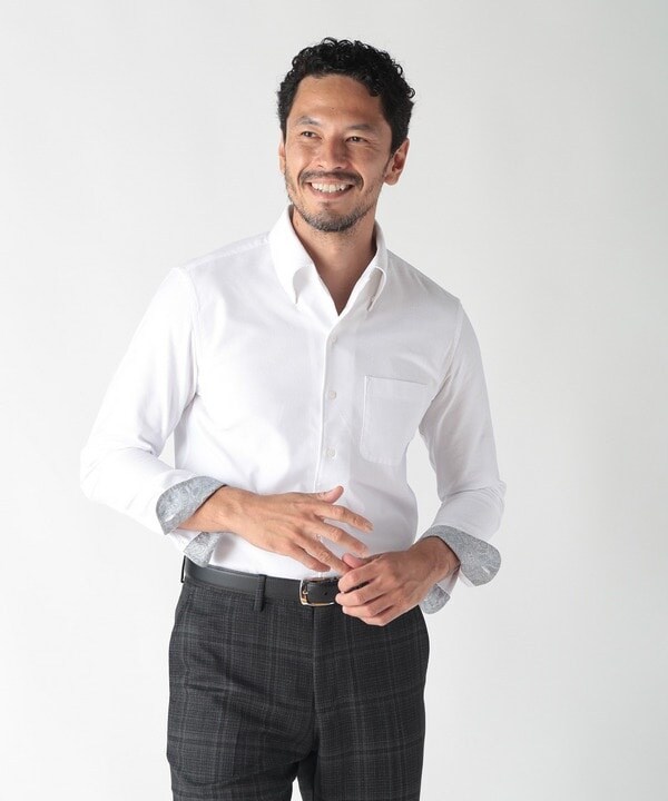 メンズビギ（MEN’S BIGI）/【ACTIVE TAILOR】COOLMAX絡み織ドレスシャツ_18