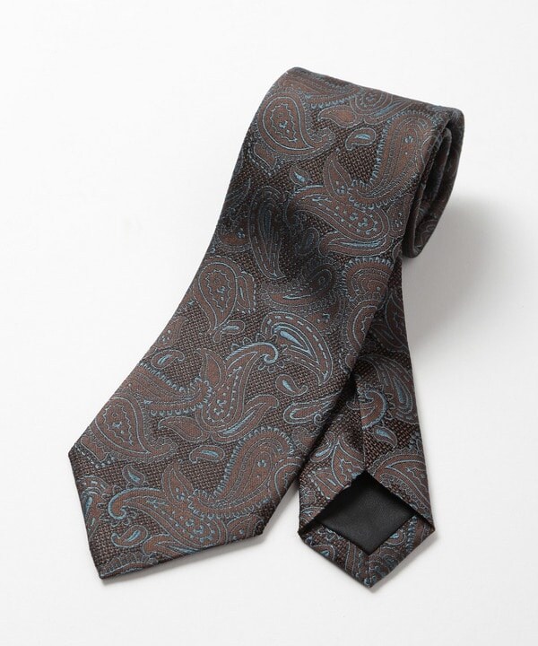 TIE YOUR TIE(タイユアタイ)】ジオメトリック柄シルクネクタイ