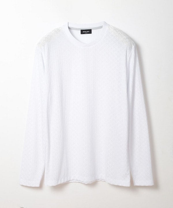 メンズビギ（MEN’S BIGI）/変形千鳥柄リンクスロングスリーブT