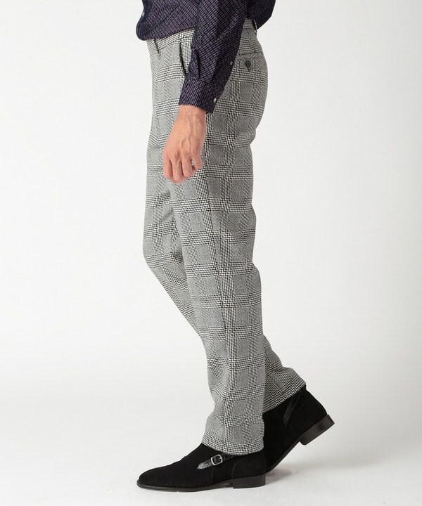 ウールグレンチェックワイドパンツ メンズビギ（MEN'S BIGI）/ウール