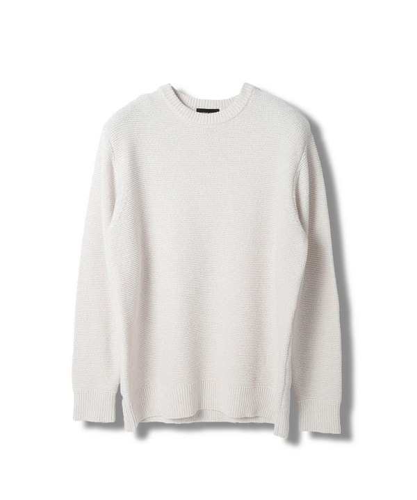 メンズビギ（MEN’S BIGI）/7G撚糸モールガータークルーネックニットの通販は