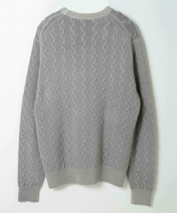 メンズビギ（MEN’S BIGI）/5G スノー加工ケーブルクルーニット
