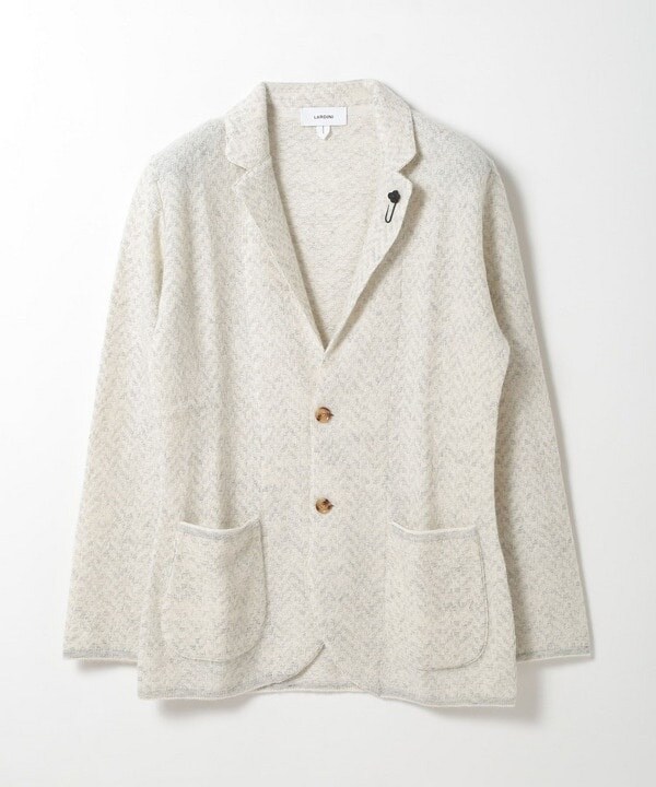 メンズビギ（MEN’S BIGI）/【LARDINI/ラルディーニ】アルパカウールヘリンボーンジャージジャケット