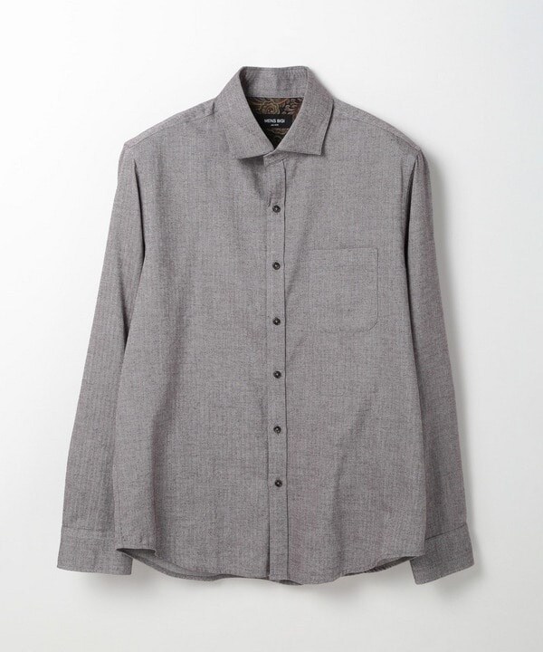 メンズビギ（MEN’S BIGI）/コットンカシミアヘリンボーンシャツ_2