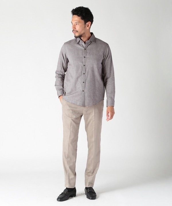メンズビギ（MEN’S BIGI）/コットンカシミアヘリンボーンシャツ_13
