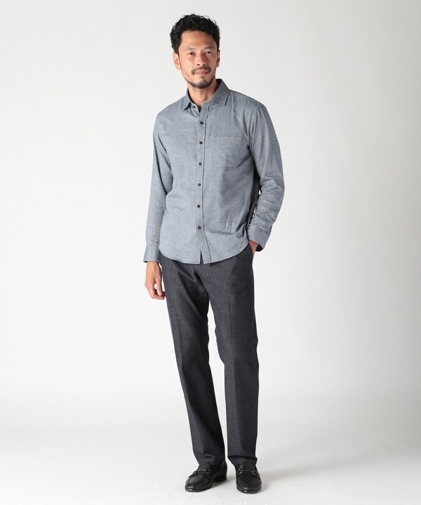 メンズビギ（MEN’S BIGI）/コットンカシミアヘリンボーンシャツ_15