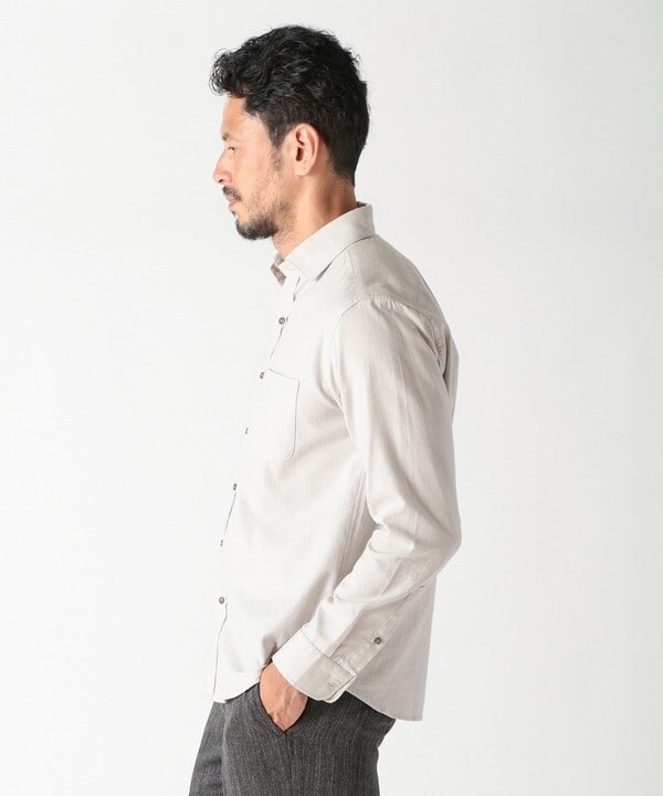 メンズビギ（MEN’S BIGI）/コットンカシミアヘリンボーンシャツ_16