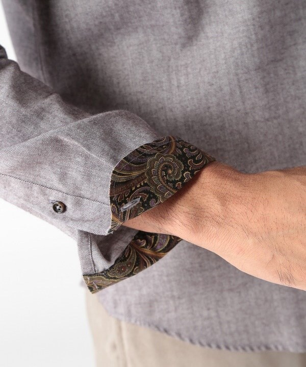 メンズビギ（MEN’S BIGI）/コットンカシミアヘリンボーンシャツ_19