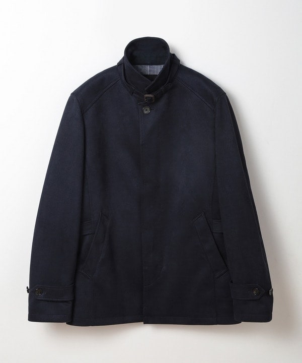 メンズビギ（MEN’S BIGI）/フェイクスエード立ち襟ダンボールニットブルゾンの通販は