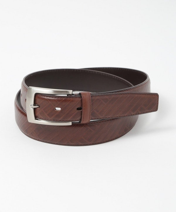 メンズビギ（MEN’S BIGI）/型押しオリジナルレザーベルト