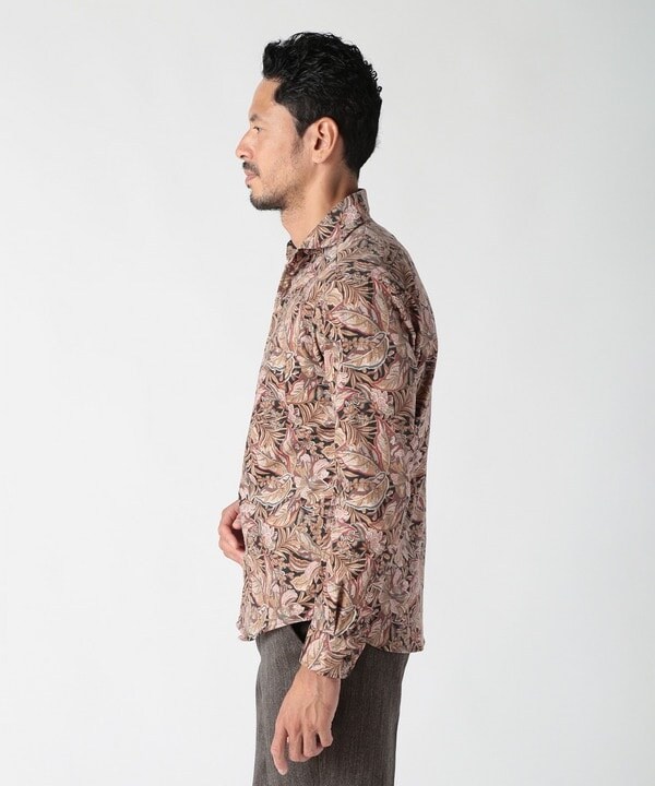 メンズビギ（MEN’S BIGI）/Liberty コーデュロイフラワープリントシャツ_5