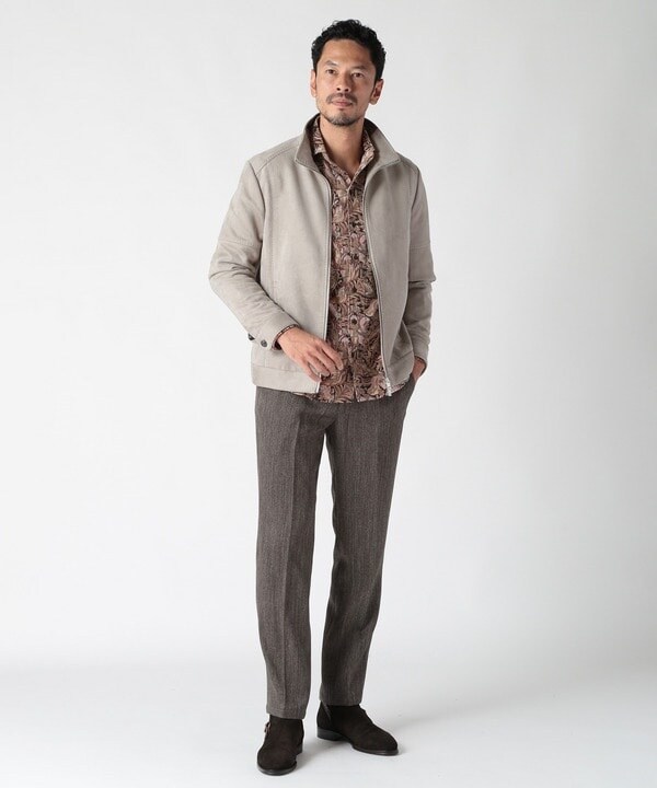 メンズビギ（MEN’S BIGI）/Liberty コーデュロイフラワープリントシャツ_16
