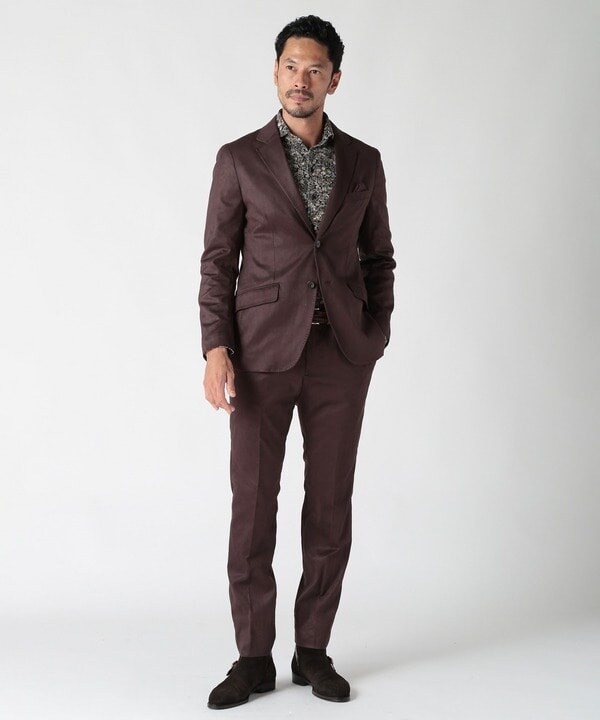 メンズビギ（MEN’S BIGI）/Liberty コーデュロイフラワープリントシャツ_17