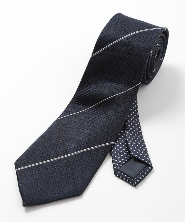 メンズビギ（MEN’S BIGI）/チェック柄シルクネクタイ