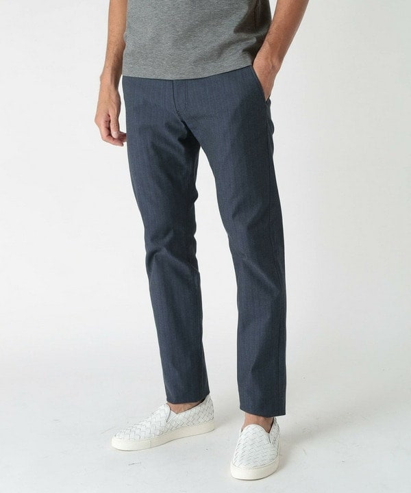 メンズビギ（MEN’S BIGI）/＜ON/OFF兼用＞シャドーヘリンボーンストレッチパンツ_2