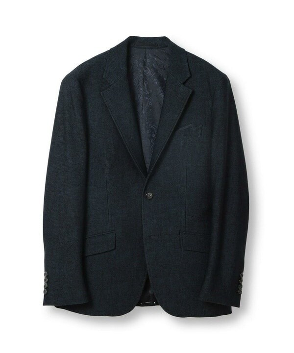 メンズビギ（MEN’S BIGI）/【ACTIVE TAILOR】ヒートパフォーマーツイード調プリントジャケット（セットアップ対応）