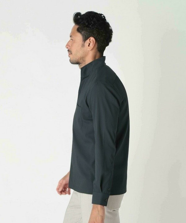 メンズビギ（MEN’S BIGI）/ワイヤー入りスタンドカラーシャツ_3