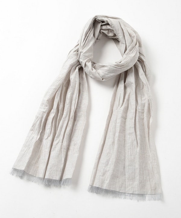 【NEW】メンズビギ（MEN’S BIGI）/ストライプワッシャー加工ストールの通販は