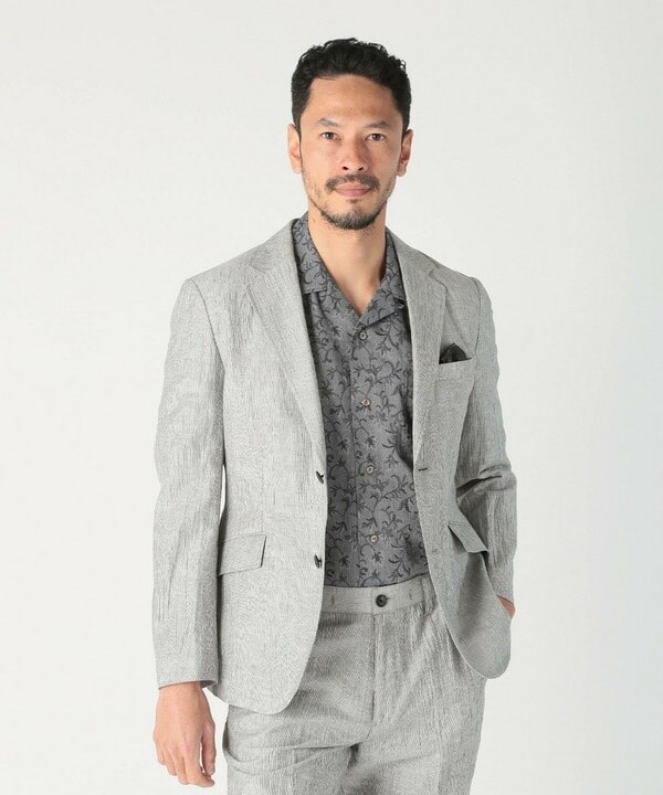 メンズビギ（MEN’S BIGI）/コットンリネン楊柳サッカージャケット_3