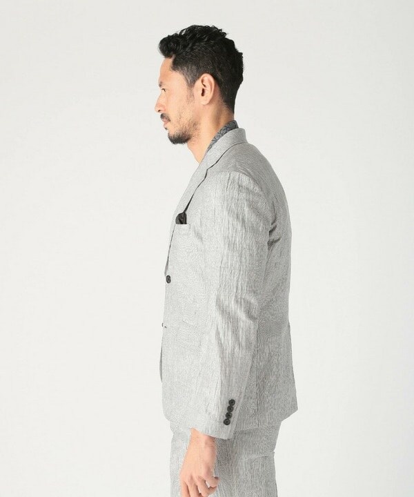 メンズビギ（MEN’S BIGI）/コットンリネン楊柳サッカージャケット_4