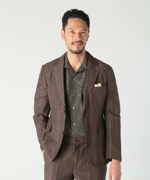 メンズビギ（MEN’S BIGI）/コットンリネン楊柳サッカージャケット_9