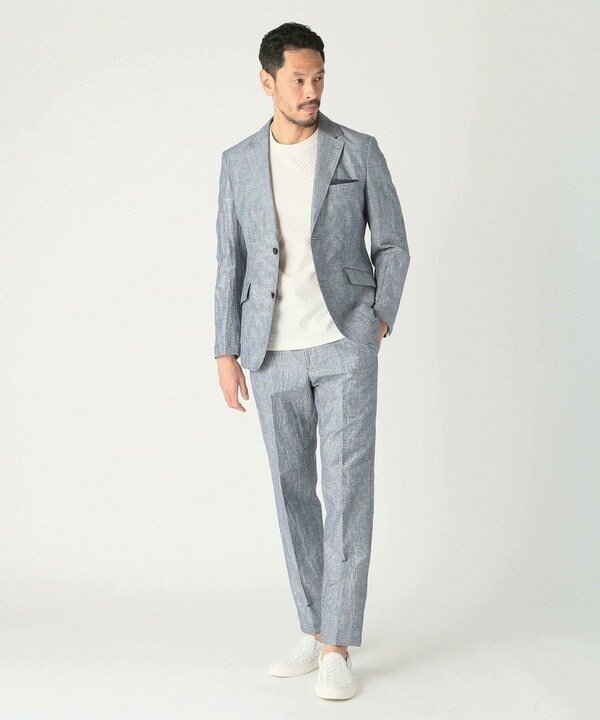 メンズビギ（MEN’S BIGI）/コットンリネン楊柳サッカージャケット_12