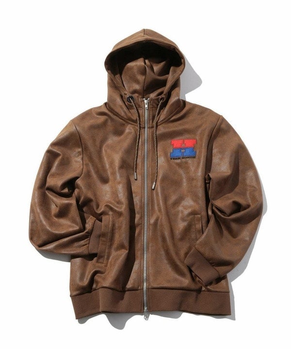 メンズビギ（MEN’S BIGI）/【HONDA / ホンダ】別注 ビンテージライクフェイクスウェードパーカー