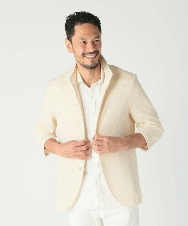 メンズビギ（MEN’S BIGI）/トリコットジャージ素材カットジャケット_3