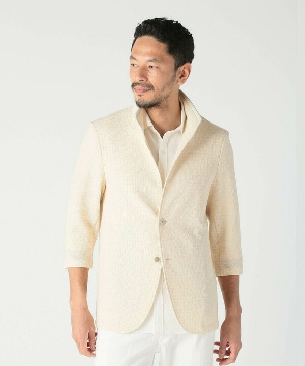 メンズビギ（MEN’S BIGI）/トリコットジャージ素材カットジャケット_4