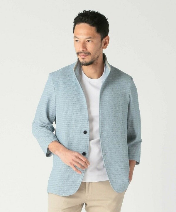 メンズビギ（MEN’S BIGI）/トリコットジャージ素材カットジャケット_5
