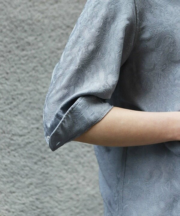 メンズビギ（MEN’S BIGI）/ペイズリージャガード七分袖シャツ_9