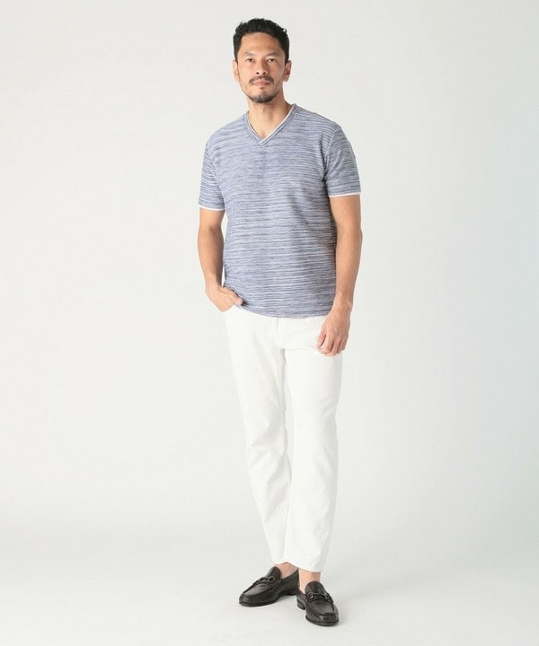 メンズビギ（MEN'S BIGI）/スラブタック天竺素材Tシャツ＜吸水速