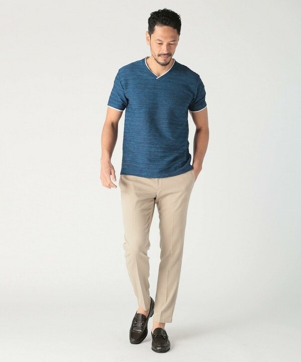 メンズビギ（MEN'S BIGI）/スラブタック天竺素材Tシャツ＜吸水速乾＞