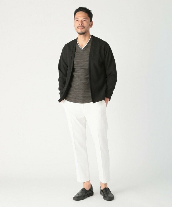 メンズビギ（MEN'S BIGI）/スラブタック天竺素材Tシャツ＜吸水速乾＞