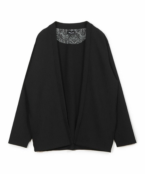 メンズビギ（MEN’S BIGI）/ワッフルシアサッカー素材カーディガン