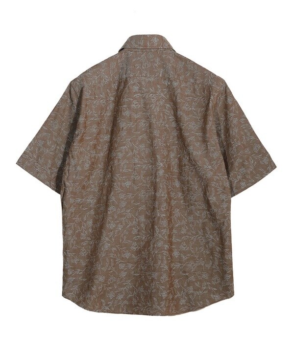 メンズビギ（MEN’S BIGI）/ジャガードワンピースカラーハーフスリーブシャツ_8